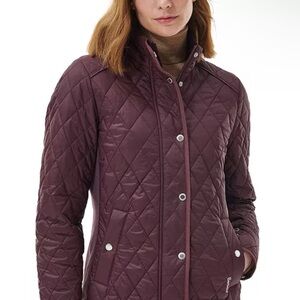 Barbour Women's Yarrow Quilted Puffer Coat Size 12